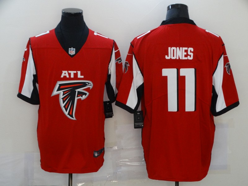 Men's Atlanta Falcons Julio Jones #11 Red Jersey